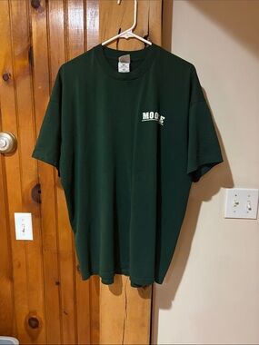 Fruit of the Loom Dark Green Short Sleeve Crewneck T-Shirt